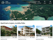 Tablet Screenshot of lopar-apartments.net